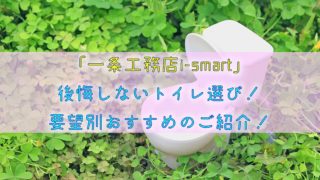 【一条工務店i-smart】後悔しないトイレ選び！要望別おすすめのご紹介！