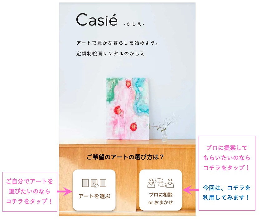 casie　公式HP