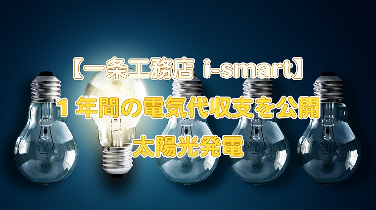 1年間の電気代収支を公開【太陽光発電】